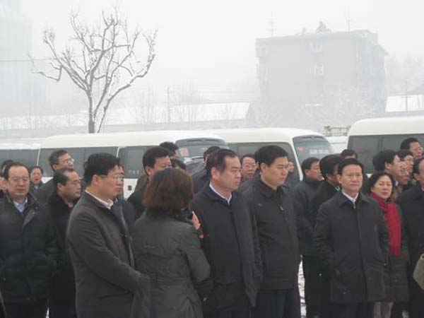 濟南市市委、市政府領導視察我院承建的歷史建筑保護工程